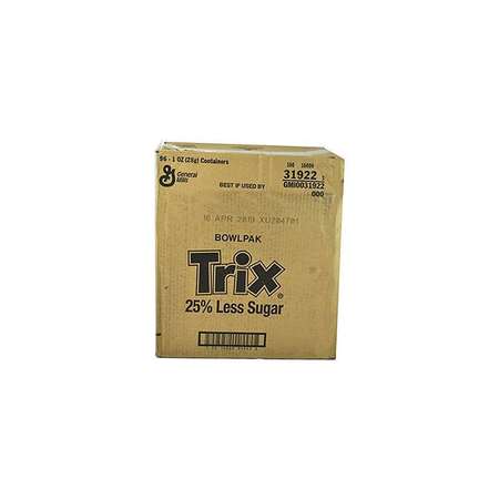 Trix Trix 25% Less Sugar Cereal 1 oz. Bowl, PK96 16000-31922